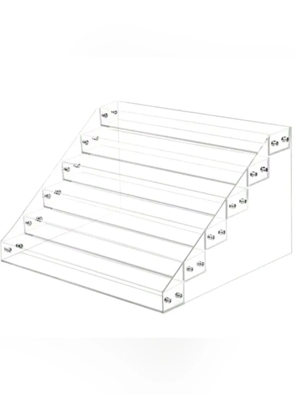 Nwt Clear Acrylic Multi-Tier Display Organizer - Home Storage